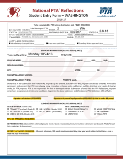 Student Entry Form &ndash; WASHINGTON