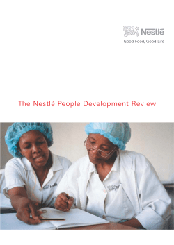 The Nestl&eacute; People Development Review