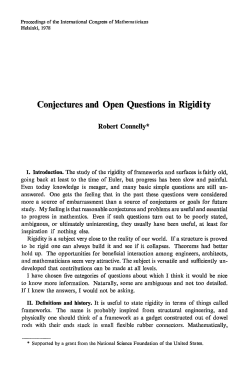 Conjectures and Open Questions in Rigidity