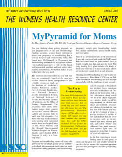MyPyramid for Moms - Dartmouth