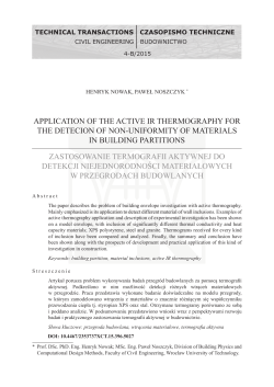 application of the active ir thermography for the detecion of non