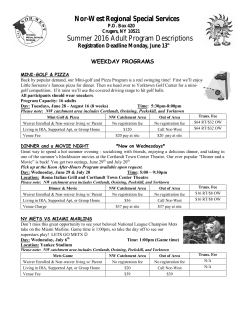 Printable Summer Adult Brochure - Nor