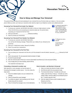 How to Setup and Manage Your Voicemail