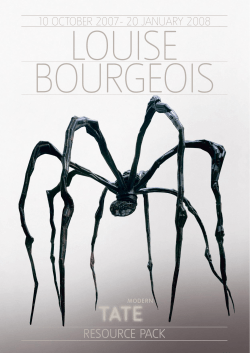Louise Bourgeois teachers` pack
