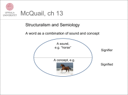 McQuail, ch 13 - Studentportalen