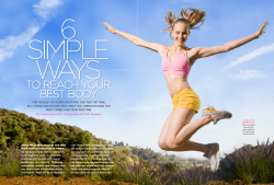 to reach your best body - Run