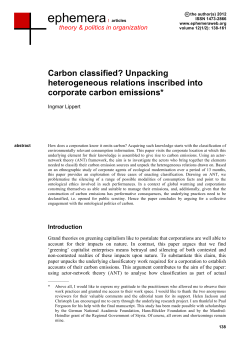 Carbon classified