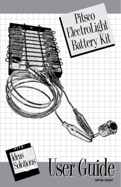 Pitsco ElectroLight Battery Kit