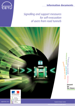 Signalling and support measures for self-evacuation of