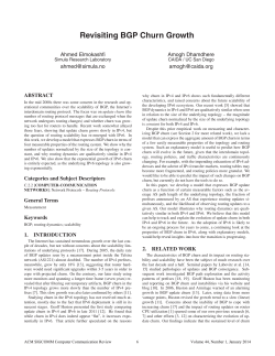 Revisiting BGP Churn Growth