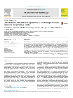 Characterization and antibacterial properties of nanoboron powders