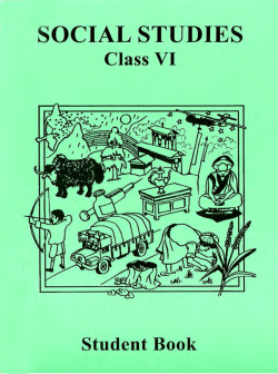 SOCIAL STUDIES Class VI Student Book