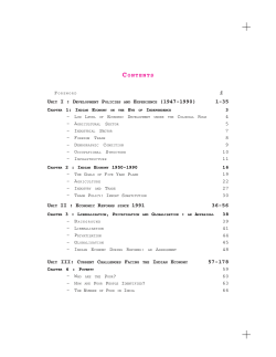 NCERT Class XI - Indian Economic Development