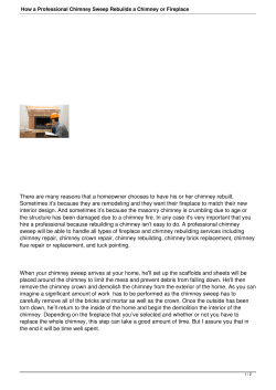 How a Professional Chimney Sweep Rebuilds a Chimney or Fireplace