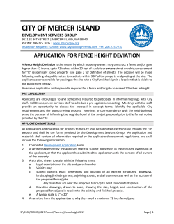 Fence Height Deviation Application