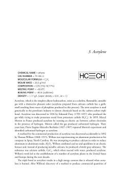 3. Acetylene - Educhimica.it