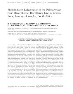 Fluid-induced Dehydration of the Paleoarchean