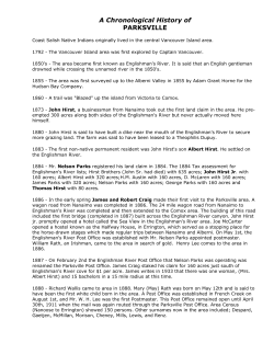 A Timeline History of Parksville