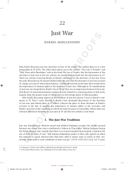 Just War