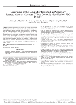 Carcinoma of the Lung Misinterpreted as Pulmonary Sequestration