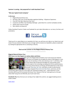 Summer is coming - Get prepared for it with Heartland Travel "Not