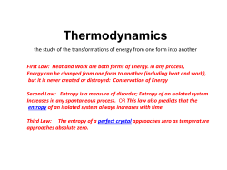 Thermodynamics