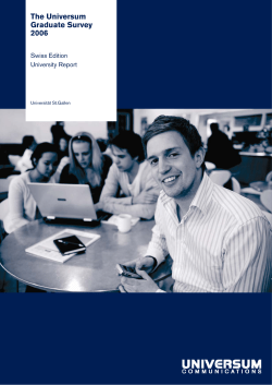 The Universum Graduate Survey 2006