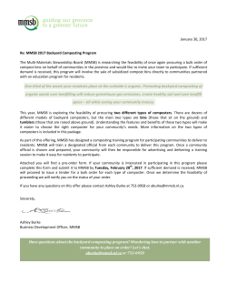 One third of the waste your residents place at the curbside is organic