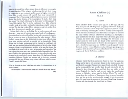 Anton Chekhov (I) - Shaping the Story