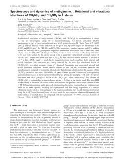 Spectroscopy and dynamics of methylamine. I. Rotational and