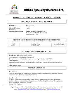 material safety data sheet of n-butyl iodide