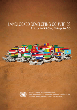 landlocked developing countries - UN