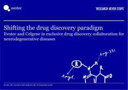 Shifting the drug discovery paradigm