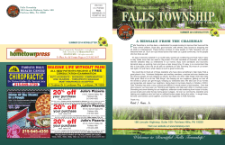 SUMMER 2014 NEWSLETTER