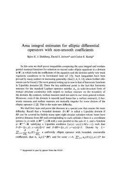 Area integral estimates for elliptic differential