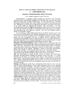 1 1 . ACHONDROPLASIA Synonyms-Chondrodystrophia foetalis