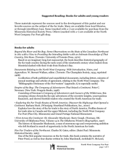 Suggested Reading - Minnesota Historical Society
