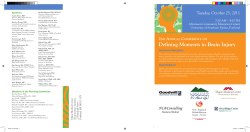 Defining Moments in Brain Injury