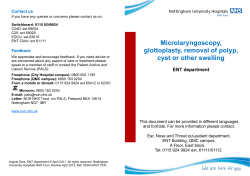 Microlaryngoscopy, glottoplasty, removal of polyp, cyst or other