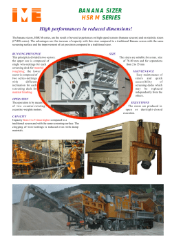 banana sizer hsr m series