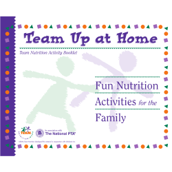 Fun Nutrition Activities Family
