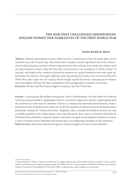 the war that challenged gender roles: english women war