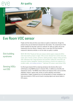 Eve Room VOC sensor