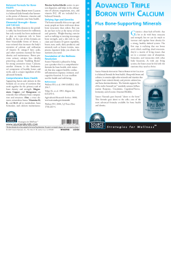 Advanced Triple Boron with Calcium