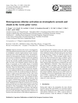 Heterogeneous chlorine activation on stratospheric aerosols and