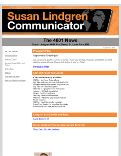 The 4801 News - St. Louis Park Public Schools