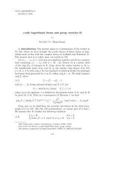 p-adic logarithmic forms and group varieties II