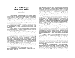 Life on the-Mississippi: