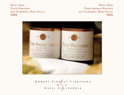 Booklet - Robert Sinskey Vineyards
