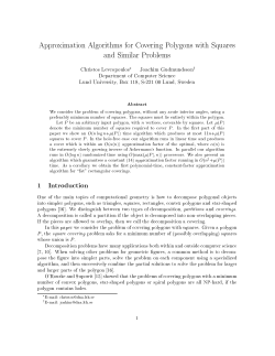 Approximation Algorithms for Covering Polygons with Squares and